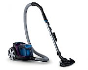 Aspirator fara sac Philips PowerPro Compact FC9333/09, 650 W, PowerCyclone 5, Perii TriActive, Parchet, Filtru Anti-Alergic ECARF, Mov