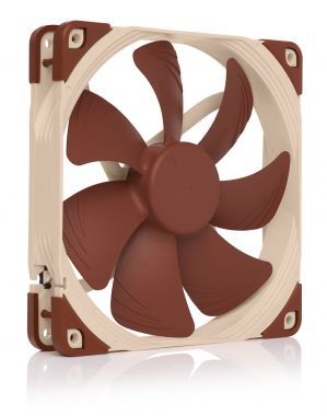 Ventilator Noctua NF-A14 ULN ,140 x 140 x 25 mm ,650 - 800 RPM ,Maro + bej