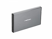 NATEC HDD ENCLOSURE RHINO GO (USB 3.0, 2.5 , GREY)