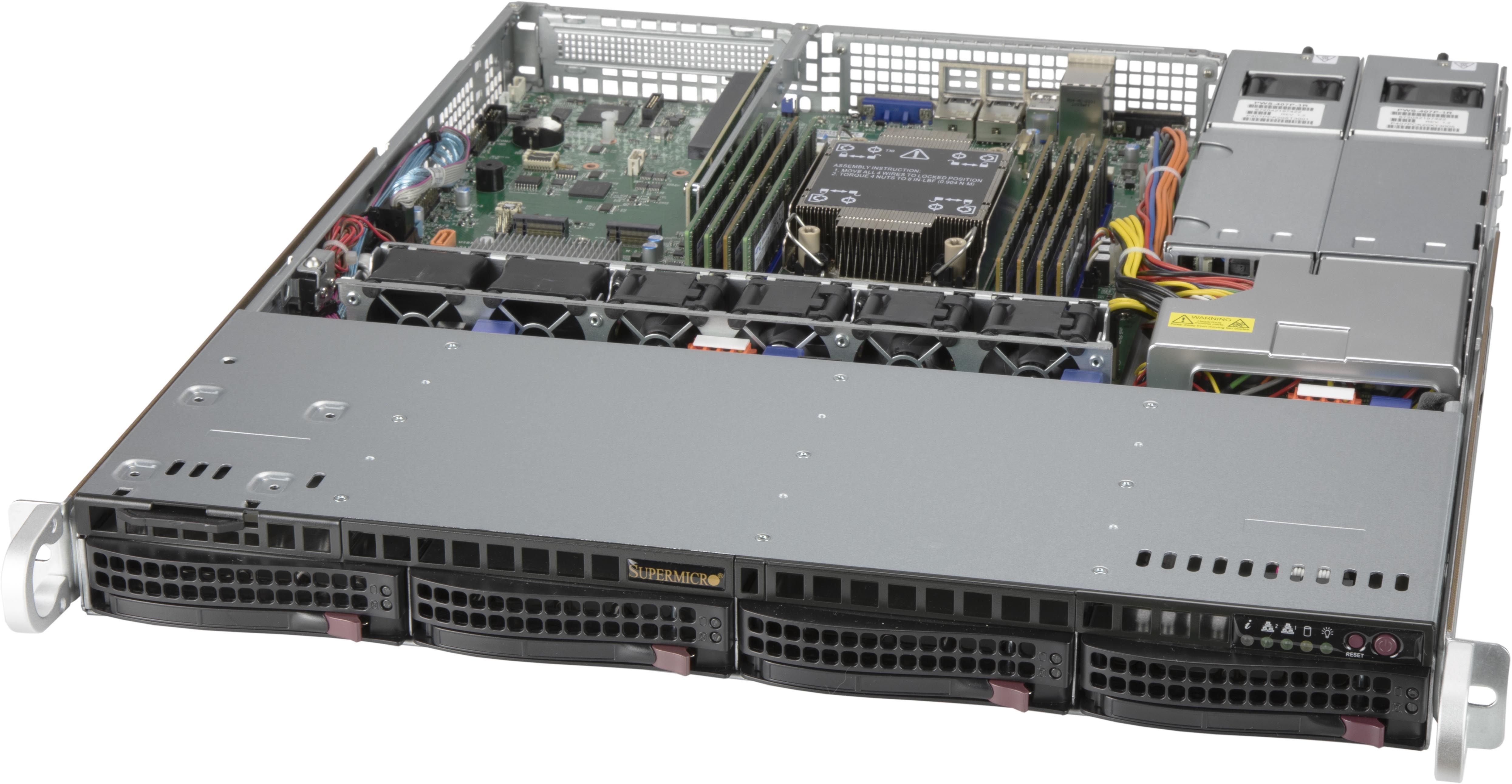 Supermicro CSE813MFTQC-R407CB Rack (1U)