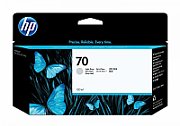 HP Cartuş de cerneală DesignJet 70 Gri deschis, 130 ml
