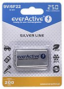 Rechargeable batteries everActive Ni-MH 6F22 9V 250 mAh Silver Line