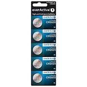 Lithium battery mini everActive CR2025 - blister 5 pcs.