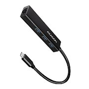 HMC-GL3A, 3x USB3.2 Gen 1, hub Subtire, cablu de 20 cm USB Type-C, 1 x RJ45 Gigabit