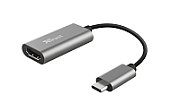 Adaptor Trust Dalyx USB-C to HDMI Adapter  Specifications General Height of main product (in mm) 10 mm Width of main product (in mm) 24 mm Depth of main product (in mm) 200 mm Total weight 20 g Weight of main unit 20 g Video Video input DisplayPort Video output HDMI HDMI version 2.0 CEC no HDCP