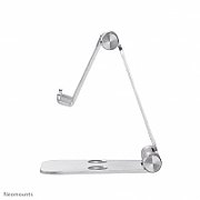 Neomounts by Newstar DS10-160SL1 Foldable phone stand - Silver  Specifications General Min. screen size*: 0 inch Max. screen size*: 7 inch Screens: 1 Desk mount: Stand  Functionality Type: Tilt Tilt (degrees): 270° Width: 7,6 cm Depth: 10,5 cm Height: 12,7 cm Height adjustment: Manual