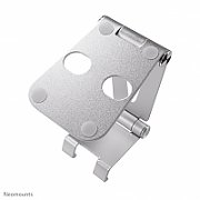 Neomounts by Newstar DS10-160SL1 Foldable phone stand - Silver  Specifications General Min. screen size*: 0 inch Max. screen size*: 7 inch Screens: 1 Desk mount: Stand  Functionality Type: Tilt Tilt (degrees): 270° Width: 7,6 cm Depth: 10,5 cm Height: 12,7 cm Height adjustment: Manual