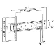 Suport Monitor de Birou Dublu, Neomounts by Newstar FPMA-D960DVBLACKPLUS, 17  - 49 , VESA 100x100, suporta pana la 15kg, negru