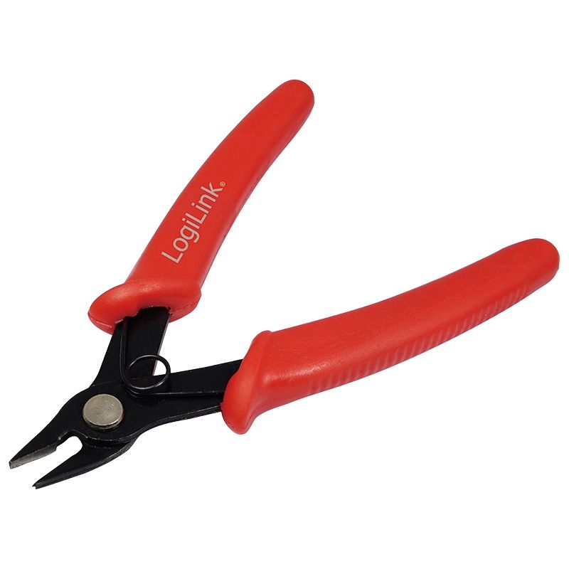 CLESTE sertizare mufe, LOGILINK, functii: sertizare mufe, decupare si taiere cablu, pentru mufe MP0027 / MP0077.  WZ0037