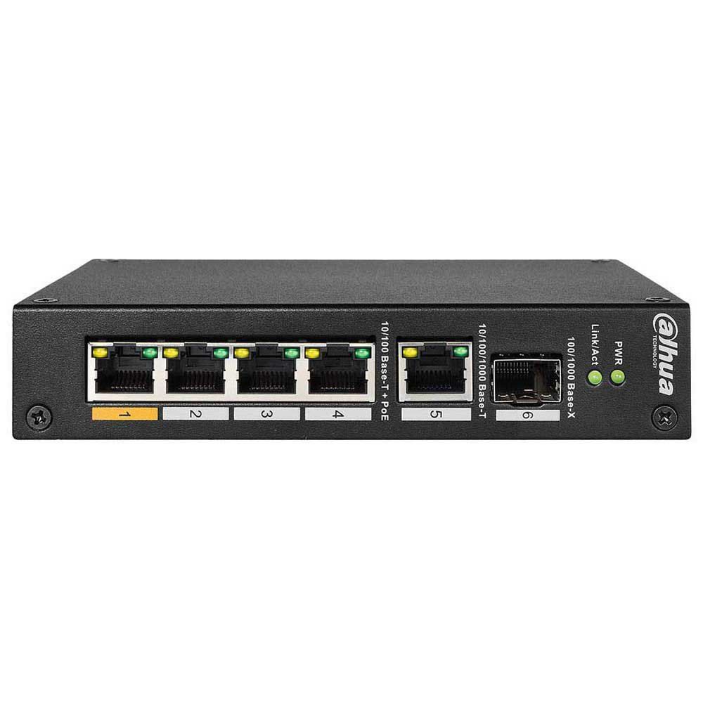 Switch Dahua PFS3106-4ET-60-V2, 4 porturi 10 / 100 / 1000 MBs