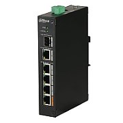 Switch Dahua PFS3106-4ET-60-V2, 4 porturi 10 / 100 / 1000 MBs