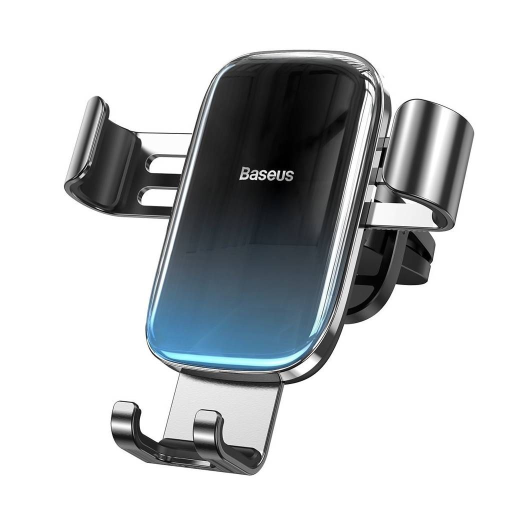 SUPORT AUTO Baseus Glaze Gravity pt. SmartPhone, fixare grila ventilatie, negru  SUYL-LG01