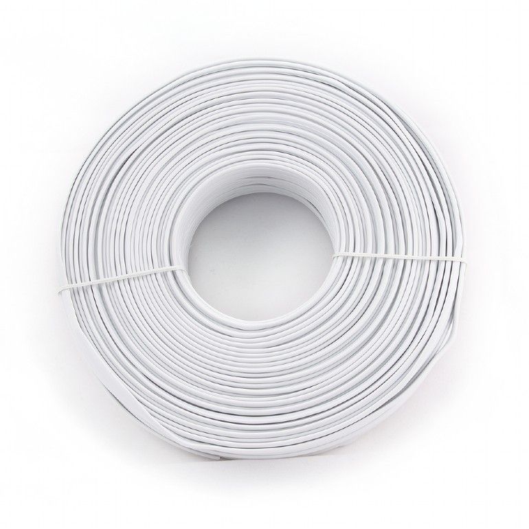 ROLA CABLU telefonic GEMBIRD, 100m, Litat, 4 fire, flat, white,  TC1000S-100M