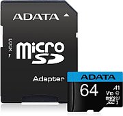 Card de memorie Premier MicroSDXC/SDHC, 64GB, Class 10, cu adaptor