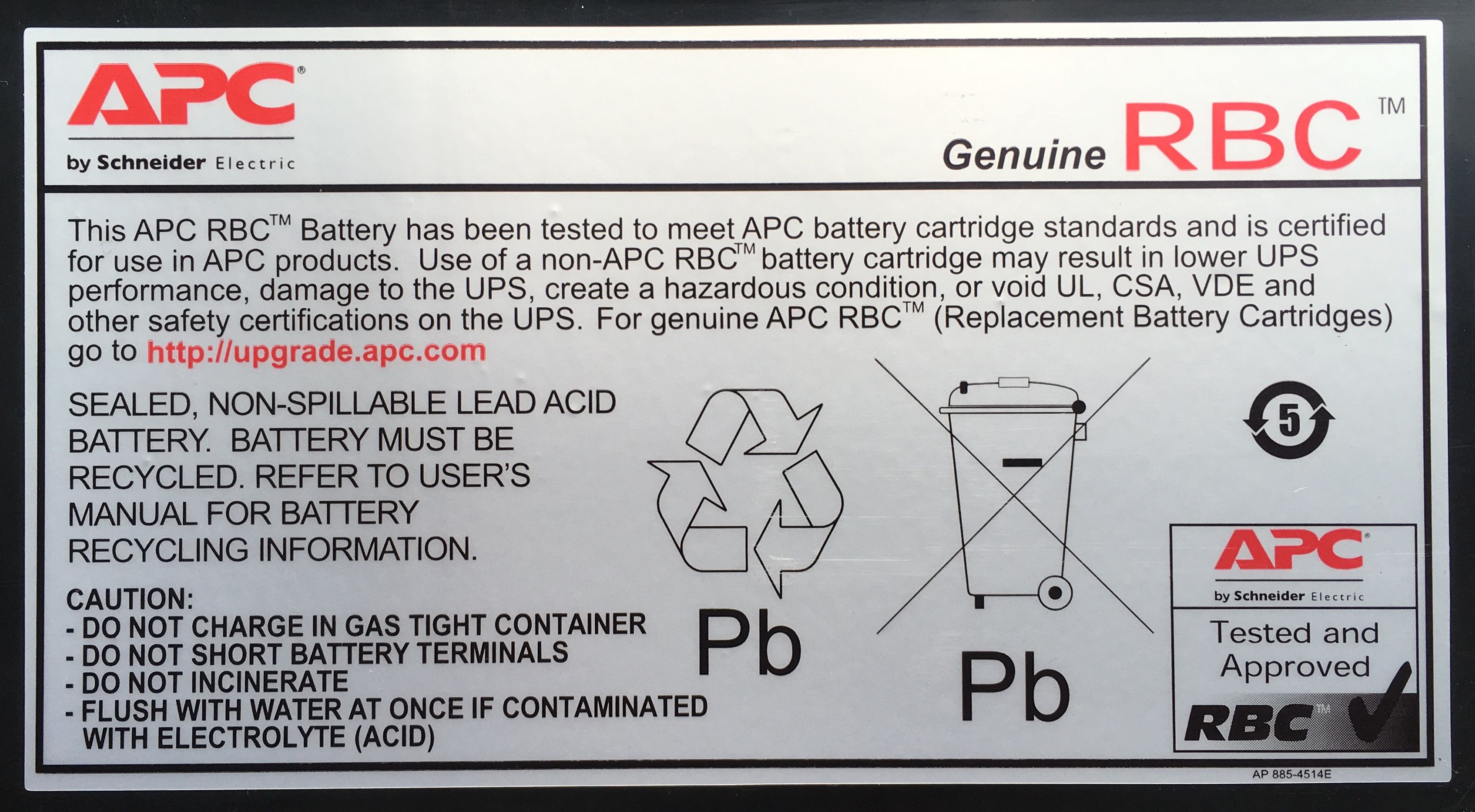 APC Batterie f. div. Geräte #RBC34