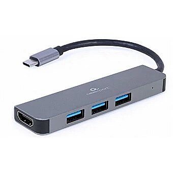 GEMBIRD A-CM-COMBO2-01 Multi Port Adapter USB Type C 2in1 HUB USB HDMI