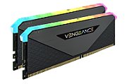 Memorie Corsair Vengeance RT 16 GB DDR4 3200 MHz CL16, kit 2 x 8 GB, XMP 2.0, Negru, RGB