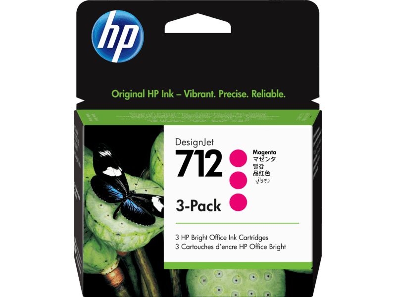 Cartus cerneala HP 3ED78A ,Magenta ,3 x 29 ml ,Original (712)