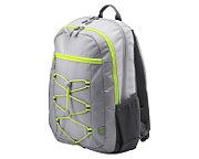 HP 39.62 cm (15.6 ) Active Backpack (Grey/Neon Yellow)