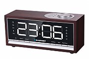 BLAUPUNKT CR60BT Bluetooth Radio Alarm Clock, brown wood