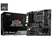 Placa de baza MSI B550M PRO-VDH WIFI, socket AM4, 4x DDR4 UDIMM, 4x SATA, 2x NVMe, 12x USB-A, 1x USB-C, mATX