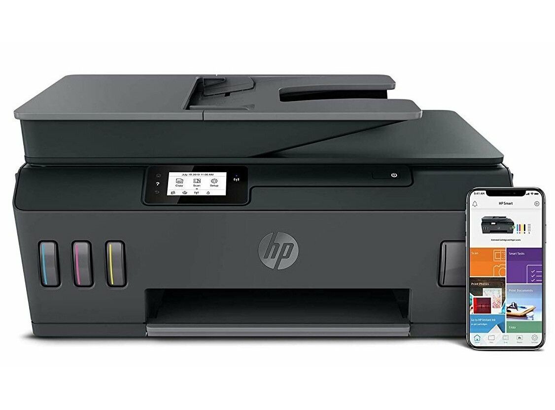 Imprimanta multifunctionala inkjet ciss color HP Smart Tank 530, A4, ADF, USB 2.0, Wi-Fi, Bluetooth, 11 ppm negru, 5 ppm color