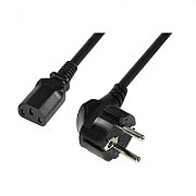 CABLU alimentare LOGILINK prelungitor, 3m, intrare C13, iesire C14, 10A, bulk, black,  CP110  (include TV 0.8lei)