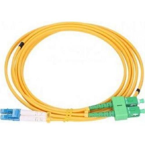 Patchcord Extralink  LC/APC, 3 m, galben, Duplex