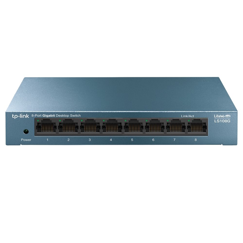 Switch TP-Link TL-LS108G, 8 porturi 10/100/1000 Mbps