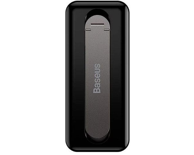 SUPORT Telefon Baseus Foldable Bracket, pliere 90 grade, rotire 360 grade, grosime 4mm, autoadeziv, negru  LUXZ000001  - 6932172603311