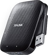 Hub USB TP-Link UH400, 4 porturi USB 3.0, negru