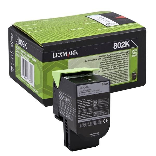 Cartus toner Lexmark 80C20K0 ,Negru ,1000 pagini ,Original (80C20K0)
