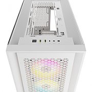 Carcasa Corsair iCUE 5000D RGB Airflow, Middle Tower, eATX, Alb