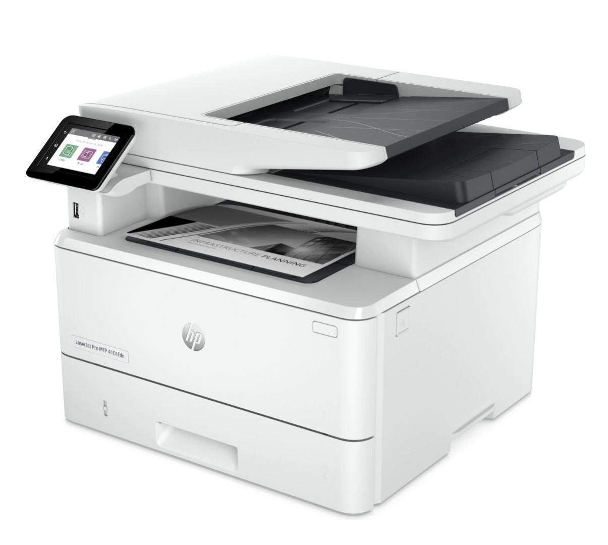 Imprimanta multifunctionala laser monocrom HP 4102DW, A4, duplex, ADF, USB 2.0, Wi-Fi, Bluetooth, 40 ppm