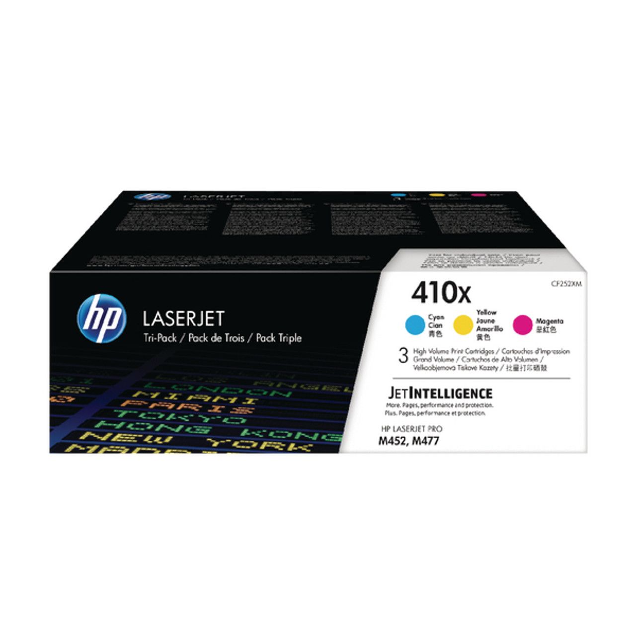 Cartus toner HP CF252XM ,Color ,3x5000 pagini ,Original (410x)