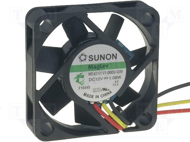 Ventilator Sunon 013-002 ,40 x 40 x 10 mm ,5800 rpm ,Negru
