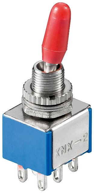 2xON-ON switch, 6 pins 250V 3A
- dimensions: 13x13x10mm
Packaging: bulk 1 pc.