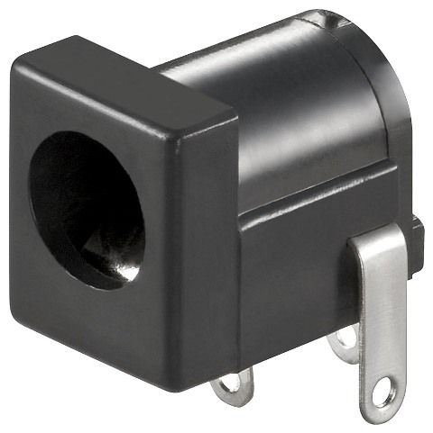 Female DC plug 5.5x2.5mm mountable on wiring
Packaging: bulk 1 pc.