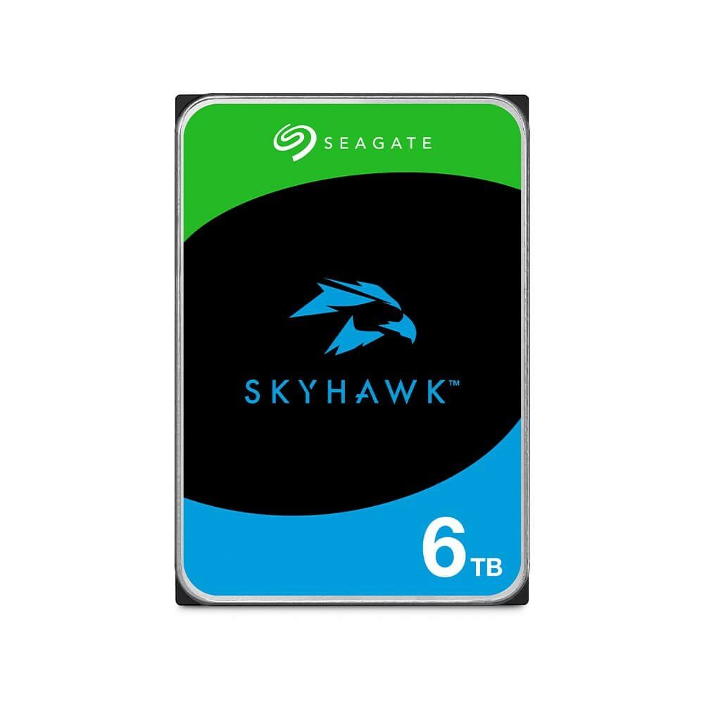HDD Video Surveillance SEAGATE SkyHawk 6TB CMR, 3.5'', 256MB, SATA, RV Sensors, Rescue Data Recovery Services 3 ani, TBW: 180, Health Management