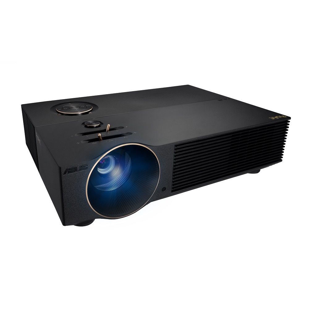 Proiector ASUS ProArt A1, DLP LED 30.000 ore, FHD 1920* 1080, up to 4K UHD 3840* 2160, 3.000 lumeni, 800:1, distanta maxima de proiectie 5.7 m, dimensiune maxima imagine 200 , zoom 1.2x, 4:3/ 16:10/ 16:9, boxa 10W, 2 * HDMI, VGA, 2* USB, (Power output 5V/1.5A, USB WiFi dongle), RS232, audio in/ out