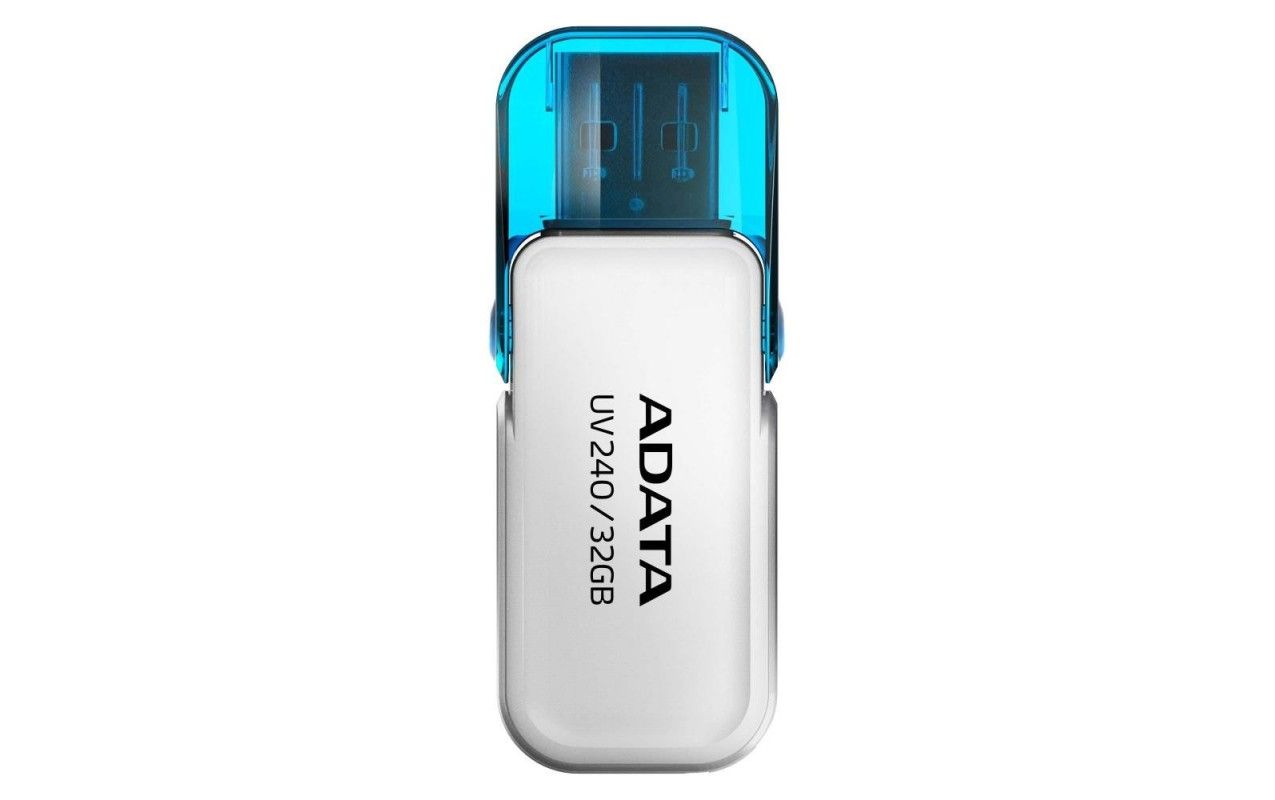 MEMORY DRIVE FLASH USB2 64GB/WHITE AUV240-64G-R...