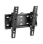 Suport de perete Akai cu inclinatie +12/-12°, diagonala display 23 -42 , VESA min. 75x75, VESA max. 200x200, suporta pana la 30kg, distanta fata de perete 53mm, negru