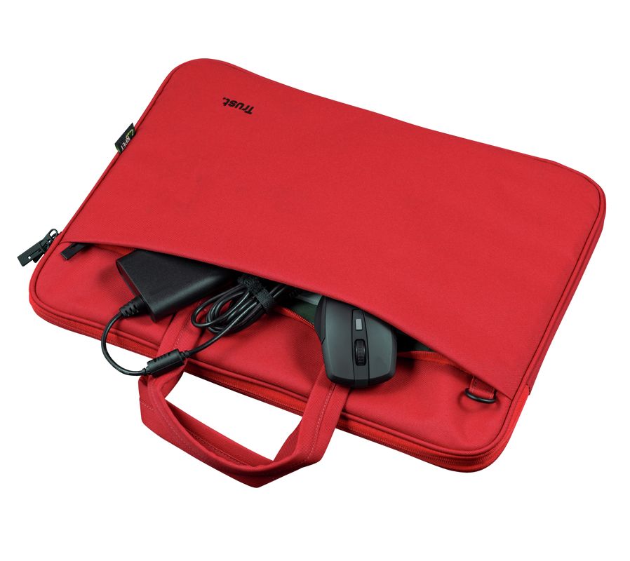 Geanta laptop Trust Bologna Eco 16 , rosu