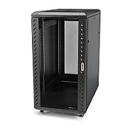 CABINET 19  SPACER    6U 500x400mm, fixare pe perete, Flatpack (dezasamblat),  Black, usa sticla cu blocare, panouri detasabile, otel 1mm, sarcina maxima 25Kg,  SPCW-6U-400-BK-02