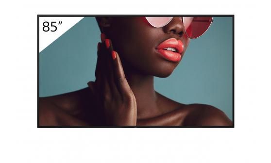 Ecran profesional LFD Monitor Signage Sony BZ40L, 85 , UHD, 24/7, 650nit, panel VA, Direct LED, 15.9ms, contrast static 6000:1, contrast dinamic 500000:1, mătuire 58% with low reflection, Android 10, stocare 32GB. Miracast, Chromecast built-in, AirPlay, Apple HomeKit, Google Play Store