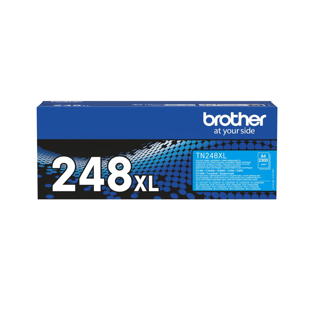 Cartus toner Brother TN248XLC ,Albastru ,2300 pagini ,Original (TN248XLC)