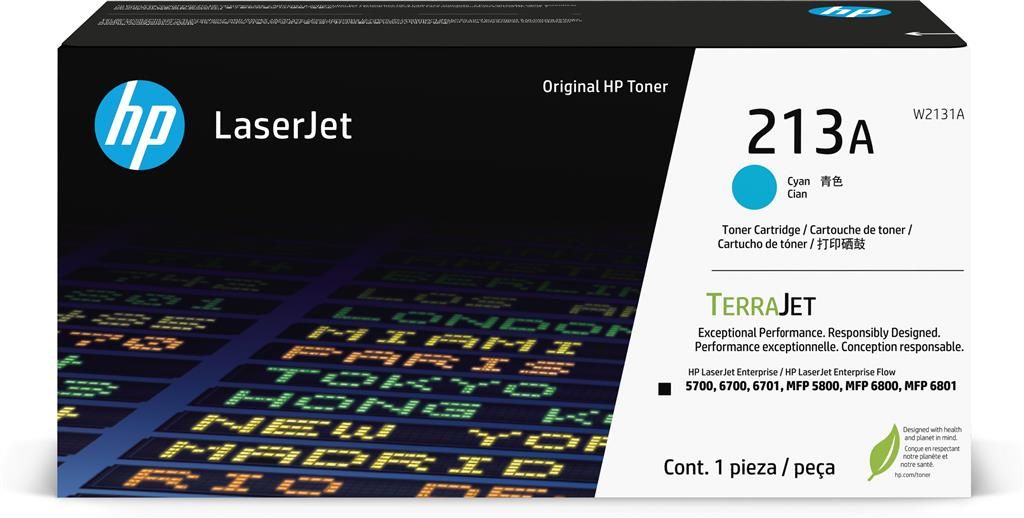 Cartus toner HP W2131A ,Albastru ,3000 pagini ,Original (213Ac)