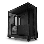 H6 Flow, Compact Dual-chamber, MiddleTower, Negru