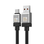 CABLU alimentare si date Baseus, Fast Charging Data Cable pt. smartphone, USB (T) la USB Type-C (T),  100W, 1m, negru,  CAKW000601  (include TV 0.18lei) - 6932172626808