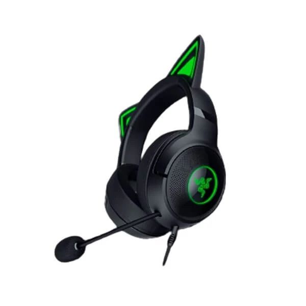 Casti Razer Kraken Kitty V2 USB-A, snesibilitate 92.5 dB SPL / mW @ 1kHz si sensibilitate microfon 42 dBV / Pa, negru